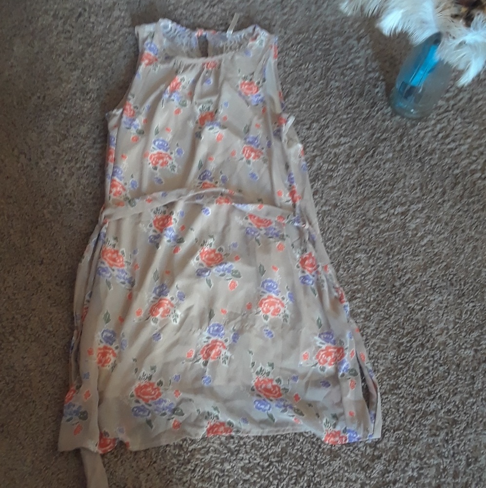 🌟4/$10🌟Peppermint floral Rose Print girls dress
